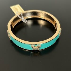 Amrita Singh Butterfly Enamel Hinged Bangle